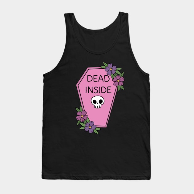 Dead inside Tank Top by valentinahramov